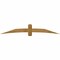Ekena Millwork Bellingham Rough Sawn Timber Gable Bracket, Western Red Cedar, 96"W x 16"H x 4"D x 6"F, 4/12 Pitch GBW096X16X0406BEL00RWR - alternate 1